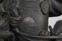 日本將軍著盔騎馬銅像藏品圖，第17張